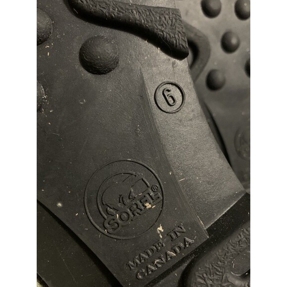 Sorel Black Insulated Lined Winter Snow Boots Men’s 6 Women’s 7.5 Waterproof - Picture 7 of 8